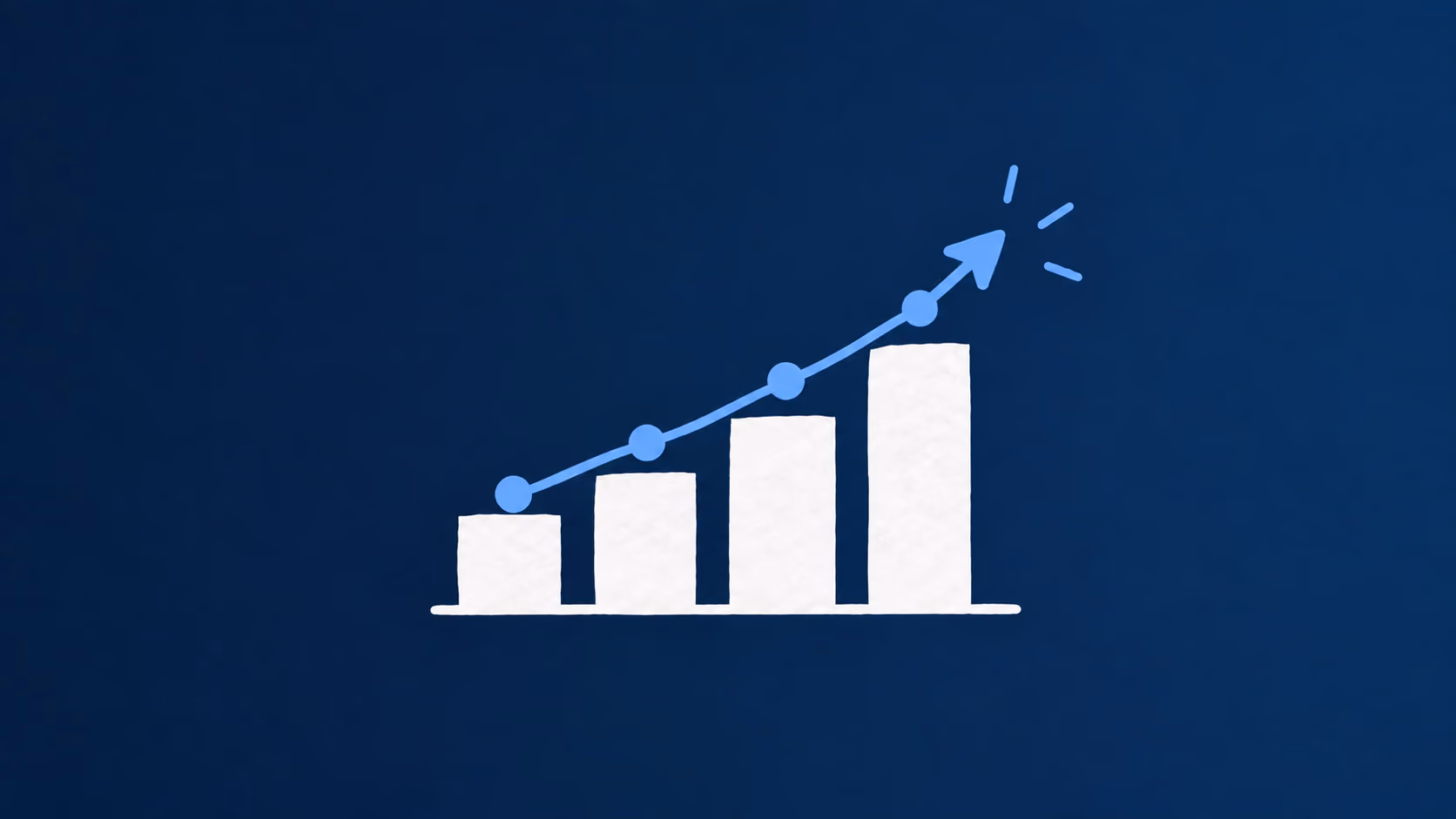 Revenue growth chart rising through dynamic room pricing