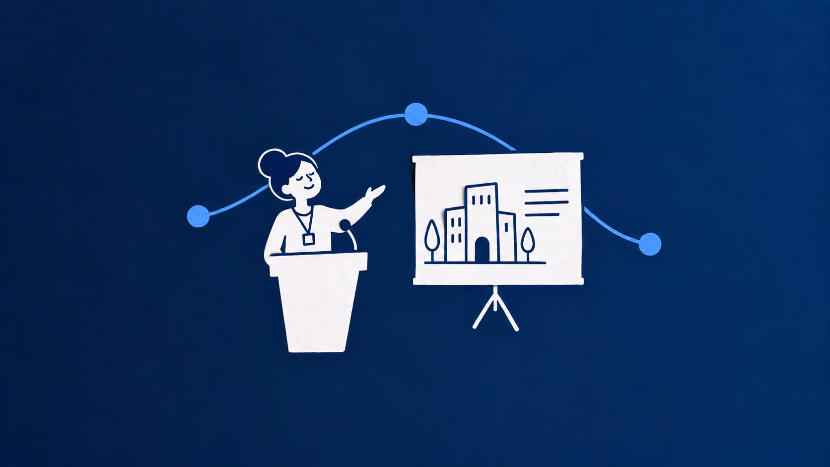 Hospitality speaker presenting hotel technology at an industry event