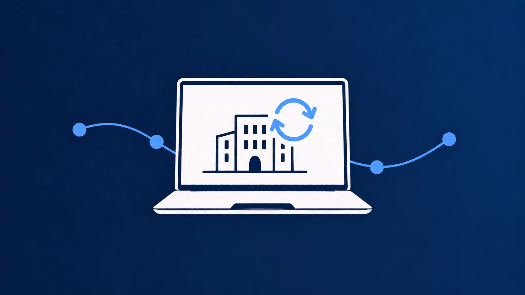 Hotel dynamic pricing platform updating on a laptop