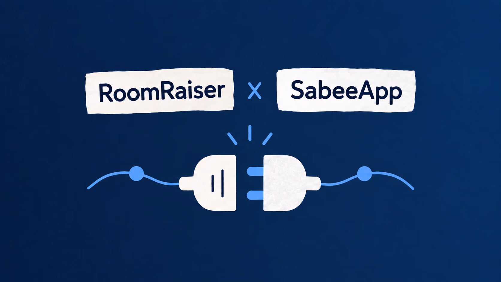 RoomRaiser and SabeeApp systems connected through a hotel integration