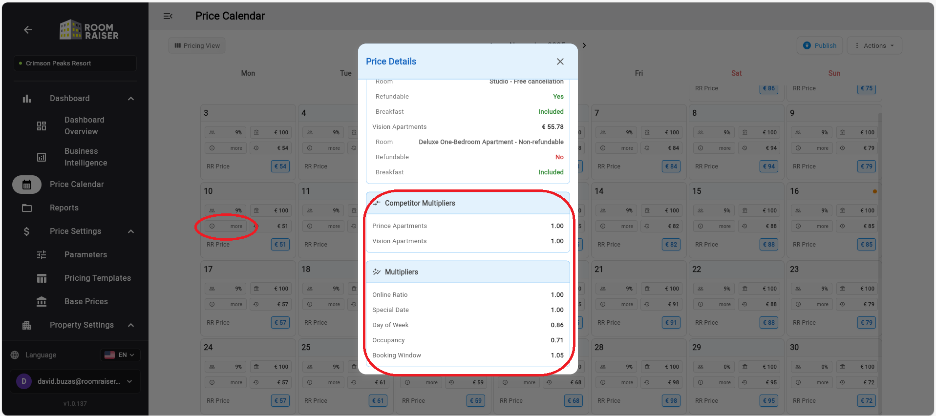 Részletesebb árképzési átláthatóság